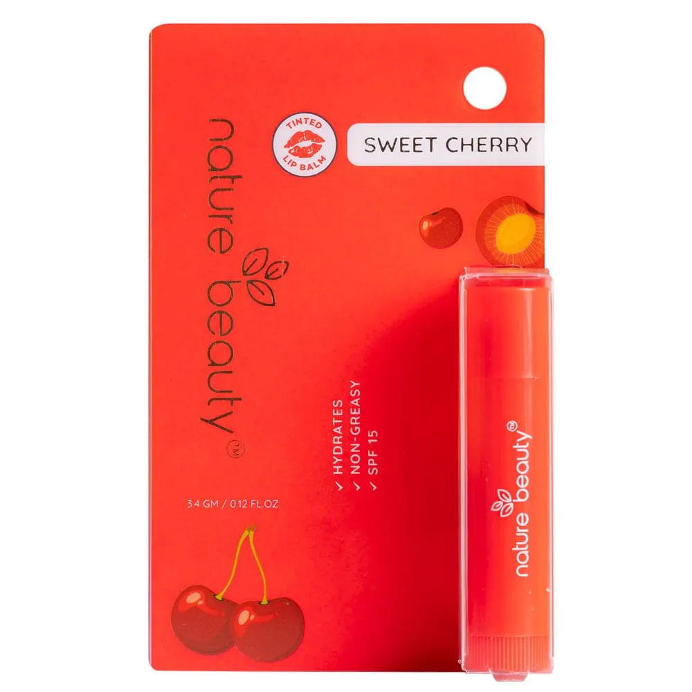 Nature Beauty Sweet Cherry Tinted Lip Balm 3.4gm