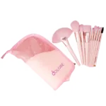 Qolore All-In-One Makeup Brush set Pink