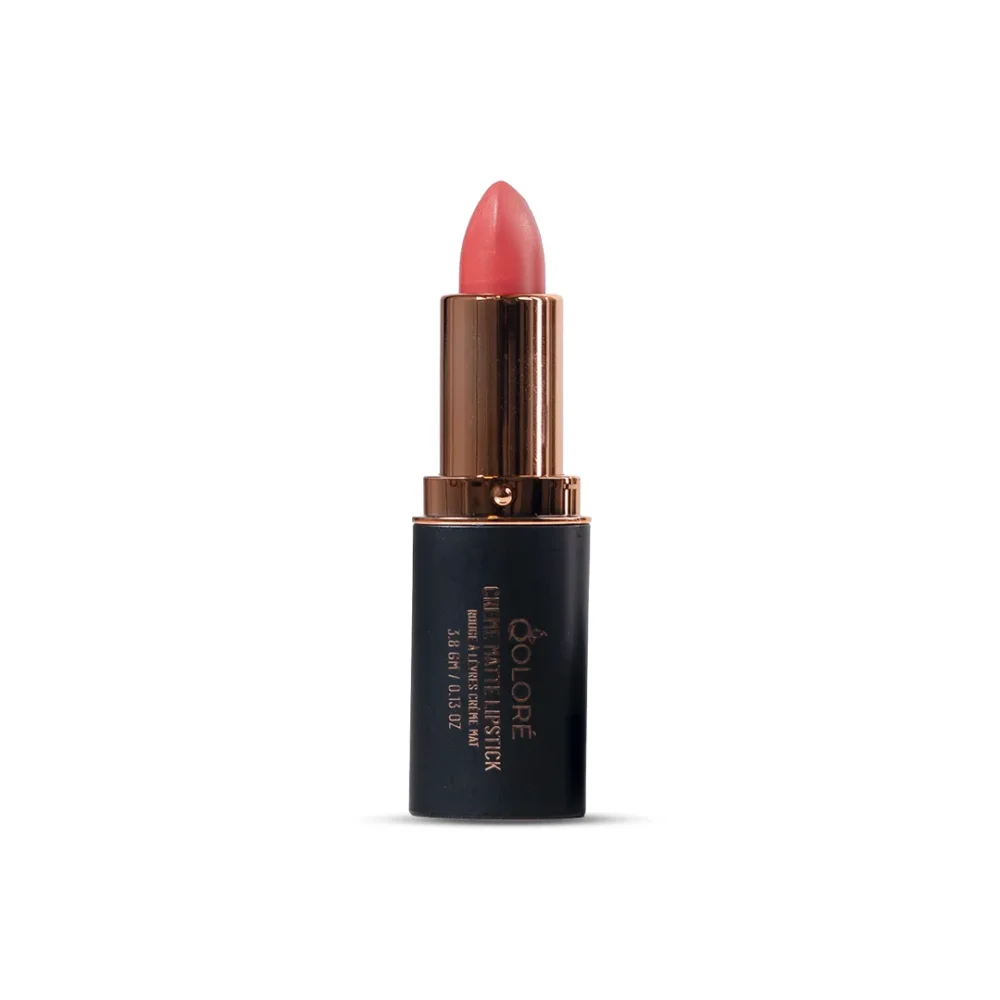 Qolore Crème Matte Lipstick 3.8gm - Cloudy Pink 06